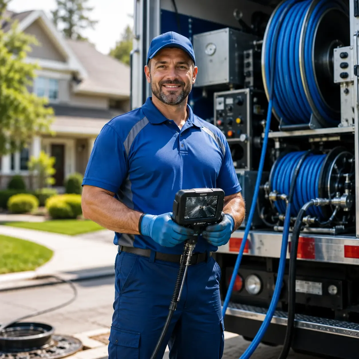 Local outdoor drain cleaning specialists in Fairbank, PA